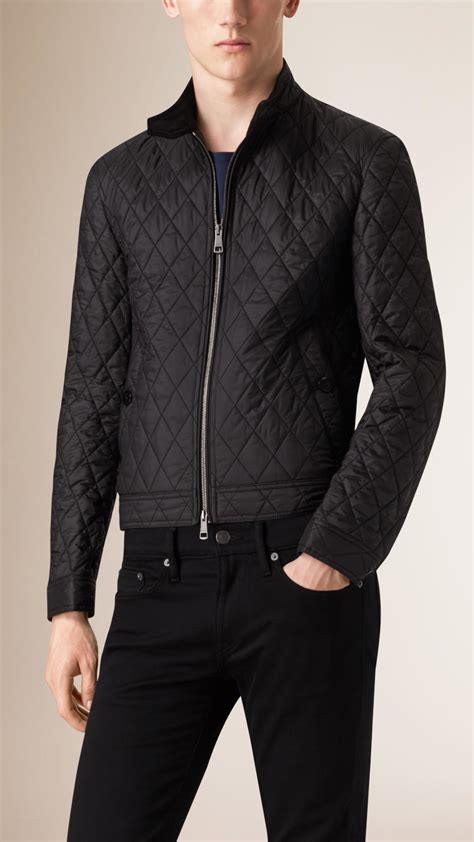 burberry lettering mens jacket|burberry quilted harrington jacket.